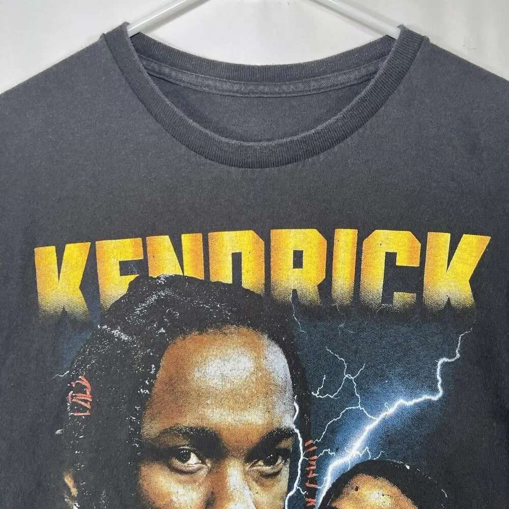 Kendrick Lamar The Big Steppers Tour T Shirt Youth Size Medium Black Double Side